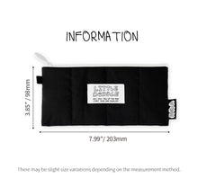 Load image into Gallery viewer, Monolike Little Doodle Cushion Pencil Case, Black - Pencil Pouch, Portable Pencil Bag, Pencil Case, Office Pouch case, Cushion, Soft, achromatic color