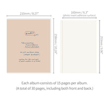 Load image into Gallery viewer, Monolike Archive247 Solid PVC Adhesive Photo Album, Beige - Photo Album, Photo Book, Adhesive Album, Design Album