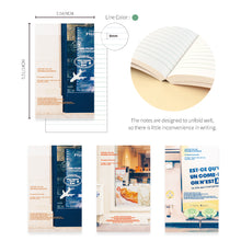 Load image into Gallery viewer, Monolike CAPTURE THE LIFE Paperback Line Notebook 3p B-SET_Art design note, Mini note, Line note, Notebook, 192 Pages, 4.13x6.69