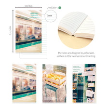 Load image into Gallery viewer, Monolike CAPTURE THE LIFE Paperback Line Notebook 3p C-SET_Art design note, Mini note, Line note, Notebook, 192 Pages, 4.13x6.69