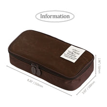 Load image into Gallery viewer, Monolike Archive 247 Standard E1 Pen Case, Beige - Pencil Pouch, Portable Pencil Bag, Pencil Case, Office Pouch case