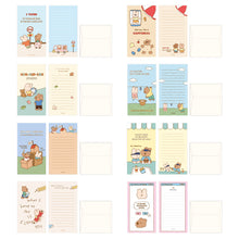 Load image into Gallery viewer, Monolike Happy and Lucky Littles Series.2 Mini Letter Paper and Envelopes Set - 8Type, 32 Letter Paper + 16 Envelopes