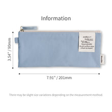 Load image into Gallery viewer, Monolike Archive 247 Flat Pen Case, Sky - Pencil Pouch, Portable Pencil Bag, Pencil Case, Office Pouch case, Pen case