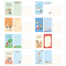 Load image into Gallery viewer, Monolike Happy and Lucky Littles Series.1 Mini Letter Paper and Envelopes Set - 8Type, 32 Letter Paper + 16 Envelopes