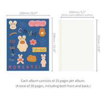 Load image into Gallery viewer, Monolike Unmatched Friends PVC Adhesive Photo Album, Blue - Photo Album, Photo Book, Adhesive Album, Design Album