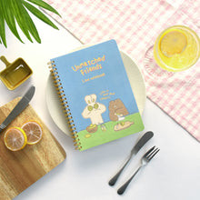 Load image into Gallery viewer, Monolike Unmatched Friends A5 Line Spiral Notebook, Lemonade - Hardcover 5.83 x 8.27inch 128 Page