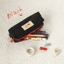 Load image into Gallery viewer, Monolike Unmatched Friends Block Pencil Case, Black - Pencil Pouch, Portable Pencil Bag, Pencil Case, Office Pouch case, Soft