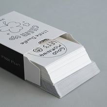 Load image into Gallery viewer, Monolike Message Little doodle Cheer up Series. 2 Card - Mix 40 Mini Postcards, 20 envelopes Package