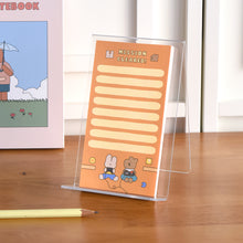 Load image into Gallery viewer, Monolike Memopad Happy and Lucky Littles Series.1 4P SET - 4 Packs, 4 Different Designs, 80 Sheets Per Pad, Total 320 Sheets, Note pads, Writing pads, 80x148mm