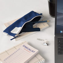 Load image into Gallery viewer, Monolike Archive 247 Flat Pen Case, Navy - Pencil Pouch, Portable Pencil Bag, Pencil Case, Office Pouch case, Pen case