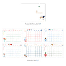 Load image into Gallery viewer, Monolike Ordinary Days Diary 6 Month Planner, Lamp - Academic Planner, Weekly & Monthly Planner, Scheduler