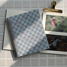 Load image into Gallery viewer, Monolike Nostalgia PVC Adhesive Photo Album, Blue check - Photo Album, Photo Book, Adhesive Album, Design Album