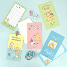 Load image into Gallery viewer, Monolike Storytown Momo Mini Letter Paper and Envelopes Set - 8Type, 32 Letter Paper + 16 Envelopes