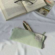 Load image into Gallery viewer, Monolike Archive 247 Flat Pen Case, Mint - Pencil Pouch, Portable Pencil Bag, Pencil Case, Office Pouch case, Pen case