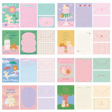 Load image into Gallery viewer, Monolike Unmatched Friends Lovely Day Letter Paper and Envelopes Set - 8Type, 32 Letter Paper + 16 Envelopes