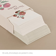 Load image into Gallery viewer, Monolike Day by Day Card, 120 The Old Garden - Mix 48 Mini Single cards, 24 envelopes Package