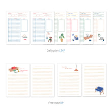 Load image into Gallery viewer, Monolike Ordinary days 4 Month Study Planner, Lamp - Academic Planner, Weekly & Monthly Planner, Study plan