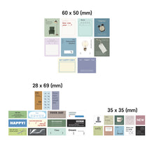 Load image into Gallery viewer, Monolike Today's Record Sticker Pack Series.2 (102Pcs) - Variety pack, journal, scrapbook, waterproof, fancy sticker