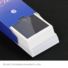 Load image into Gallery viewer, Monolike Day by Day Card, 105 Moon - Mix 48 Mini Single cards, 24 envelopes Package