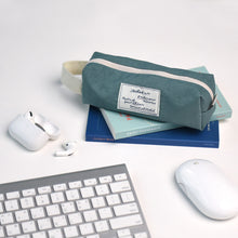 Load image into Gallery viewer, Monolike Archive Block Pen Case, Deep mint - Pencil Pouch, Portable Pencil Bag, Pencil Case, Office Pouch case
