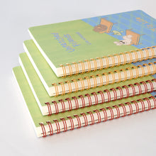 Load image into Gallery viewer, Monolike Unmatched Friends A5 Line Spiral Notebook, Sunbed - Hardcover 5.83 x 8.27inch 128 Page