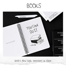 Load image into Gallery viewer, Monolike Little Doodle 4 Month Study Planner, Books - Academic Planner, Weekly & Monthly Planner, Study plan