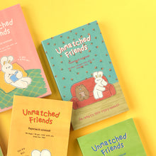 Load image into Gallery viewer, Monolike Unmatched Friends Paperback Line Notebook - 06. Watching movie_Design note, Mini note, Simple note, Notebook, 192 Pages, 4.13x6.69