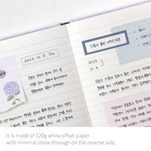 Load image into Gallery viewer, Monolike Journal For Beyond Nostalgia Hardcover Lined Notebook, Blue - Hardcover, Academic, Journal, Diary, 192pages