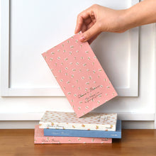Load image into Gallery viewer, Monolike Olivia's Flowers Paperback Line Notebook - 03. Pink_Design note, Mini note, Simple note, Notebook, 192 Pages, 4.13x6.69