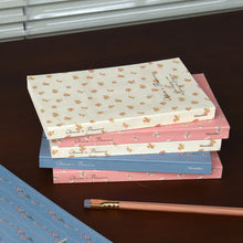 Load image into Gallery viewer, Monolike Olivia's Flowers Paperback Line Notebook - 02. Ivory_Design note, Mini note, Simple note, Notebook, 192 Pages, 4.13x6.69