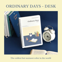 Load image into Gallery viewer, Monolike Ordinary days 4 Month Study Planner, Desk - Academic Planner, Weekly & Monthly Planner, Study plan