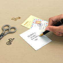 Load image into Gallery viewer, Monolike Day-by-day Card, Storytown Momo - Mix 36 Mini Postcards, 36 envelopes, 36 stickers Package