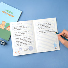 Load image into Gallery viewer, Monolike B6 Storytown Afternoon Diary 6 Month Planner, Popcorn & quokka - Academic Planner, Weekly & Monthly Planner, Scheduler, Undated Planner, 128x182mm