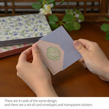 Load image into Gallery viewer, Monolike Day by Day Card, 104 Pottery - Mix 48 Mini Single cards, 24 envelopes Package