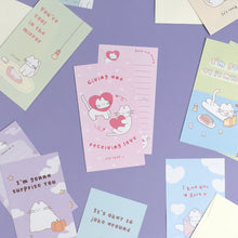 Load image into Gallery viewer, Monolike Storytown Azzle Series.1 Mini Letter Paper and Envelopes Set - 8Type, 32 Letter Paper + 16 Envelopes