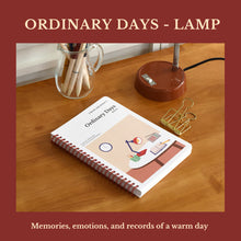 Load image into Gallery viewer, Monolike Ordinary days 4 Month Study Planner, Lamp - Academic Planner, Weekly & Monthly Planner, Study plan