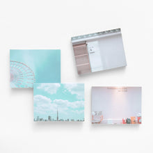 Load image into Gallery viewer, Monolike Memopad Tokyo SET - 4 Packs, 4 Different Designs, 100 Sheets Per Pad, Total 400 Sheets, Note pads, Writing pads