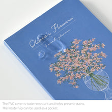 Load image into Gallery viewer, Monolike BASIC Olivia's Flowers 6-Month Undated Planner, Purple - Undated Academic Weekly & Monthly Planner