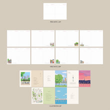 Load image into Gallery viewer, Monolike Seoul : Today's Season 6-Month Hardcover Diary, Park - Undated Academic Weekly & Monthly Planner