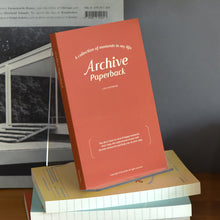 Load image into Gallery viewer, Monolike Archive Paperback Line Notebook - 01. Red_Design note, Mini note, Simple note, Notebook, 192 Pages, 4.13x6.69