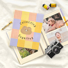 Load image into Gallery viewer, Monolike Unmatched Friends PVC Adhesive Photo Album Series.2, Quilted sugarhug - Self Adhesive Scrapbook, Waterproof Memory Book, DIY Magnetic Photo Journal, 4x6 5x7 8x10 Capacity