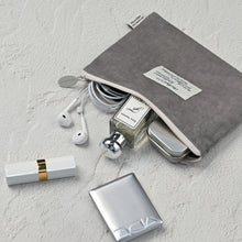 Load image into Gallery viewer, Monolike Archive 247 Faded Flat Pouch, Light Gray - Makeup Bag, Cosmetic Bag, Travel Bag, Toiletry Bag, Organizer, Storage Bag