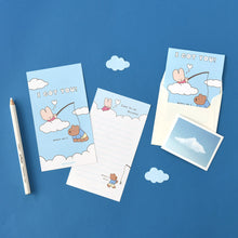 Load image into Gallery viewer, Monolike Happy and Lucky Littles Series.1 Mini Letter Paper and Envelopes Set - 8Type, 32 Letter Paper + 16 Envelopes