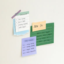 Load image into Gallery viewer, Monolike Color Palette Sticky Plan 30p Series. 2 A SET 4P - Self-Adhesive Memo Pad 30 Sheets