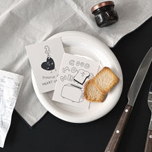 Load image into Gallery viewer, Monolike Message Little doodle Cheer up Series. 2 Card - Mix 40 Mini Postcards, 20 envelopes Package