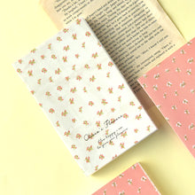 Load image into Gallery viewer, Monolike Olivia's Flowers Paperback Line Notebook - 02. Ivory_Design note, Mini note, Simple note, Notebook, 192 Pages, 4.13x6.69
