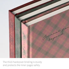 Load image into Gallery viewer, Monolike Journal For Beyond Check Hardcover Lined Notebook Series. 2, Red - Hardcover, Academic, Journal, Diary, 192pages