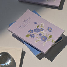 Load image into Gallery viewer, Monolike BASIC Olivia's Flowers 6-Month Undated Planner, Purple - Undated Academic Weekly & Monthly Planner