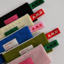 Load image into Gallery viewer, Monolike Afternoon Night and Day flat pen case, Pink - Pencil Pouch, Portable Pencil Bag, Pencil Case, Office Pouch case