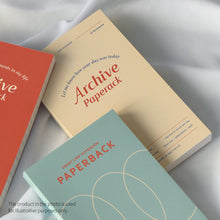Load image into Gallery viewer, Monolike Archive Paperback Line Notebook - 02. Ivory_Design note, Mini note, Simple note, Notebook, 192 Pages, 4.13x6.69